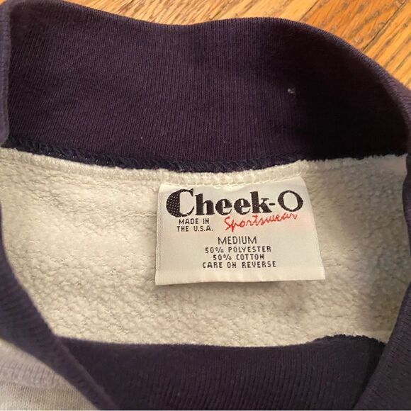 Vintage Football Mom grey crewneck sweatshirt - Picture 3 of 5